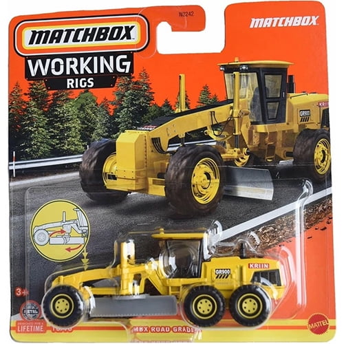 Matchbox Working Rigs Metal Vehicle - MBX ROAD GRADER [HVV15] 10/16