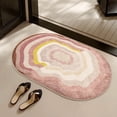 thumbnail image 4 of Fiudx Alfombra de Imitación de Lana de Oveja Color Crema, Suave y Antideslizante, Absorbente de Agua, Decoración Moderna para El Hogar, Multiusos, 40 X 60 Cm., 4 of 6