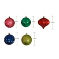 thumbnail image 3 of Décorations incassables Holiday Time, 45 unités, Rouge/Lime doux/Rose vif/Émeraude/Bleu, 3 of 5