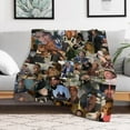 thumbnail image 5 of Soft and Comfortable Warm The Wool Blanket Fan Gift Suitable for Room Sofa Bed Car Lets Trip Camping Sofa Decoration Merch Fresh Love Stuff Blanket 50x60, 5 of 6