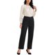 thumbnail image 2 of INSPIRE CHIC Pantalones Largos de Trabajo Formales Casual de Cintura Alta para Mujeres en Negro, 2 of 5