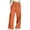 Orange, variant on Women's Loose Fit Cargo Pants, Elastic Drawstring Waist Wide Leg Joggers with Multiple Pockets, Casual Utility Sweatpants for Daily Wear and Lounge Comfort Blackish Green L