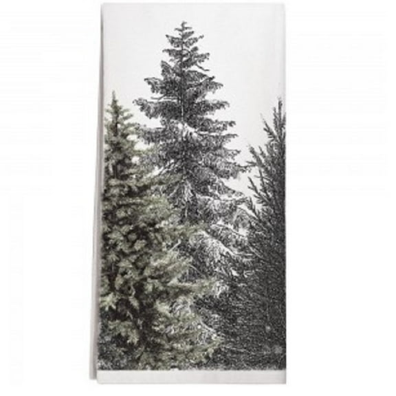 Montgomery Street SLTT128 Evergreen Cotton Flour Sack Dish Towel 30 Inches Square