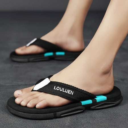 

NECHOLOGY Shower Flip Flops for Men Men Casual Slippers Beach Flip Flops Outdoor Fashion Sandals Shoes Mens Sandals Size 13 Mint Green 10