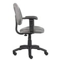 thumbnail image 3 of Boss Office Products DX Posture Office Chair with Adjustable Arms in Gray, 3 of 5