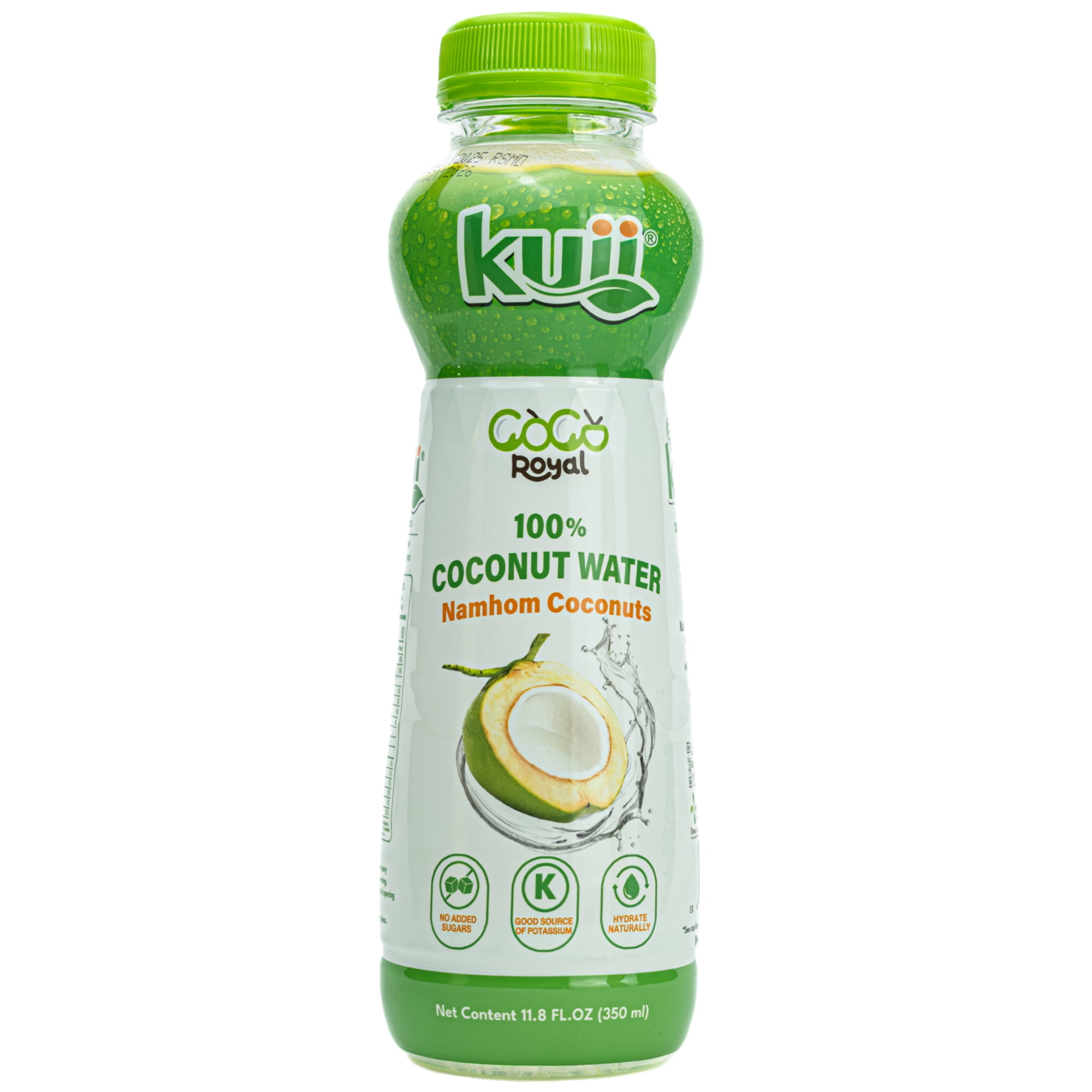 Kuii 100% Coconut Water, 11.8 fl oz Namhom Coconut Premium Drink