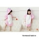 thumbnail image 1 of Baby Bath Towel Cotton Skin Friendly Good Water Absorption Dinosaur Style Unisex Kid Hooded Bathrobe Pink 70x140/27.6x55.1in, 1 of 1