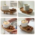 thumbnail image 2 of TOYMYTOY Wooden Display Tray with Smooth Edges for Makeup Jewelry and Desktop Organizing, 2 of 8