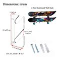 thumbnail image 2 of 1 Pairs Skateboard Rack for Ski Board Skateboard Deck Skateboard Rack, 2 of 5