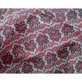 thumbnail image 4 of oneOone Silk Tabby Fabric Floral & Paisley Block Print Fabric BTY 42 Inch Wide, 4 of 4
