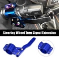 thumbnail image 2 of Unique Bargains Car Turn Signal Extension Steering Wheel Extension Turn Rod Position Up Kit Rod Extension Blue 2pcs, 2 of 9