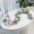 thumbnail image 4 of Artificial Eucalyptus Greenery Garland with Flowers,Fake Floral Vines for Wedding,Party,Table Runner & Indoor Outdoor Wall Backdrop Decor, 4 of 9