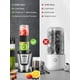thumbnail image 5 of Licuadora personal con 2 botellas de viaje de 20 oz y tarro de café/especias, licuadora de batidos portátil y molinillo de café en uno, licuadora de una sola porción de 500 W para batidos y batidos, s, 5 of 5