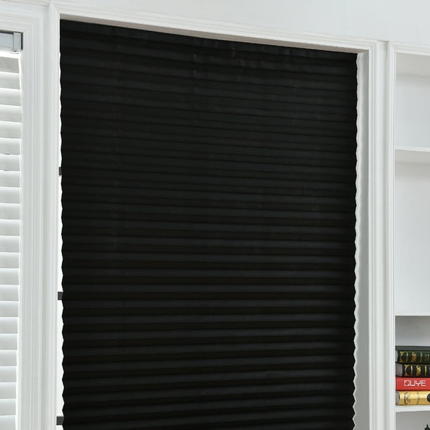 LHomeove Curtain Shades Self Adhesive Curtain Pleated Blind Balcony
