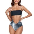 thumbnail image 1 of Women Warp Bikini Sets Two Piece Swimsuits Tube Top Bathing Suit, 1 of 6