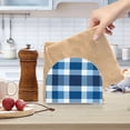 thumbnail image 5 of Ryvnso Checkered Pattern Acrylic Napkin Holder Table Kitchen Paper Tissue Organization, 5 of 7