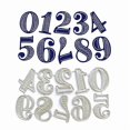 thumbnail image 2 of Numbers Embossing Cutting Dies Number Die Cuts for Greeting Card Wedding Invitation Making DIY Scrapbooking Photo Album, 2 of 5