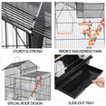 thumbnail image 5 of Yaheetech 39"H Parrot Cage Metal Birdcage Cockatiel Cage with Toys for Small Birds, 5 of 11