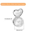 thumbnail image 2 of Uxcell 6Pack Silicone Earring Back Heart Soft Earring Stopper for Stud 4.8mm White Gold, 2 of 6