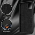 thumbnail image 6 of Entronix Silicone Soft Case for iPhone 11, Multi-Layer Defense, Precise Cutouts, Shockproof, Slim Fit - Black, 6 of 8