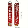 thumbnail image 3 of Christmas Porch Banners Merry Christmas Sign, Outdoor Xmas Decor for Front Porch Door Decorations and Holiday Display, 3 of 5