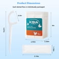 thumbnail image 4 of Palillos de Hilo Dental KSIA 50 Unidades Sabor Menta con Estuche, 4 of 9