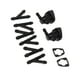 thumbnail image 1 of Chorro de limpiaparabrisas Unique Bargains con conector de manguera Y de 6 piezas para Ford Negro 1 juego, 1 of 7
