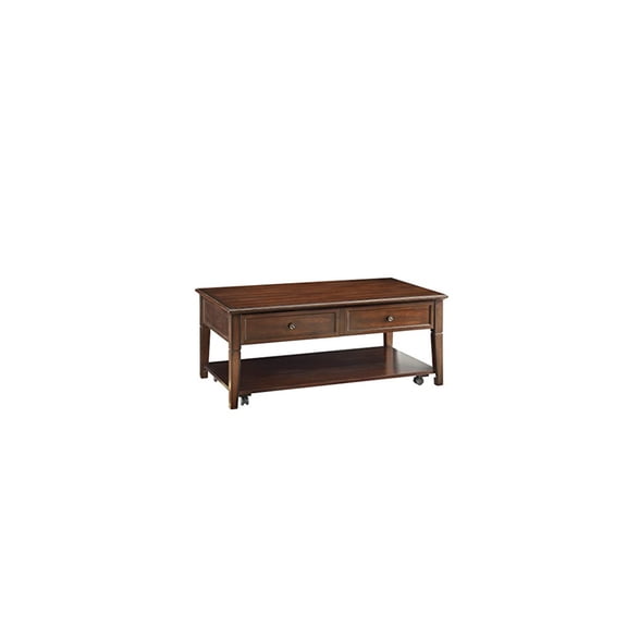 HomeStock Boho Beauty Coffee Table w/Lift Top, Walnut