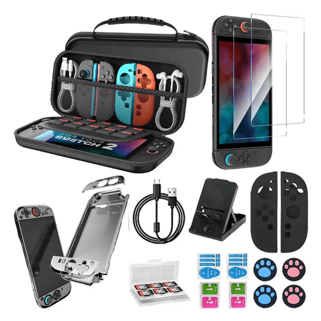 Kit De Accesorios Con Estuche Nintendo Switch 2