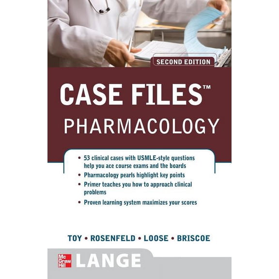 Case Files (Lange): Case Files: Pharmacology (Paperback)