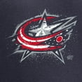 thumbnail image 3 of Men's Navy Columbus Blue Jackets Splatter Logo T-Shirt, 3 of 4