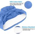 thumbnail image 4 of GrmtClth Scrub Caps Women Bouffant Nurse Caps with Buttons Working Cap with Adjustable Straps Dark Blue, 4 of 6