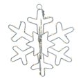 thumbnail image 1 of Celebrations 9071059 12 in. Clear & Warm White Snowflake Hanging Decor, 1 of 1