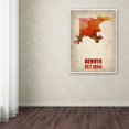 thumbnail image 3 of Trademark Fine Art "Denver Watercolor Map" Canvas Art by Naxart, 3 of 3