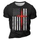 thumbnail image 1 of Camisetas de Manga Larga para Hombres Imprimir Casual Cuello Redondo Camiseta de Manga Corta, Camisetas de Manga Larga para Hombres Algodón, 1 of 4