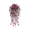 Purple, variant on 2PCS Artificial Fake Hanging Flowers Plants Violet Flower Faux Silk Spring Summer Flower for Outdoor Spring Summer Decor, for Home Decor Wall Fence Stairway Wedding Balcony Yard Decor