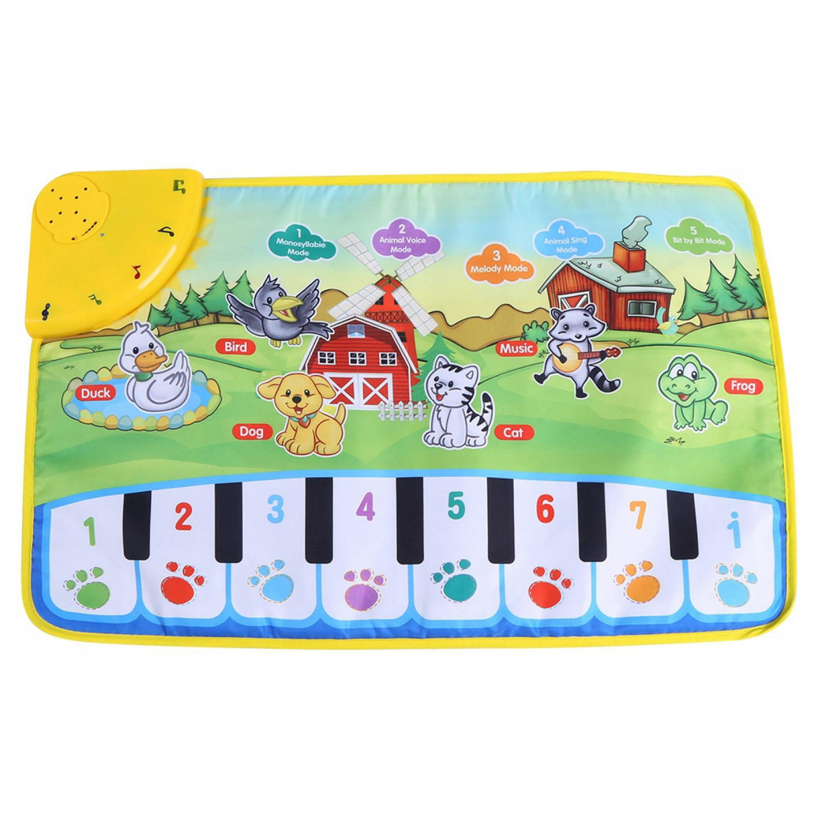 Estink Baby Music Mat, Play Mat Crawling Piano Carpet Musical Unisex Toy