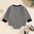 thumbnail image 5 of CAUYDY 3 6 9 Months Preemie Clothes Boy Newborn Sleepers 1T 2T Baby Boys Long Sleeve Romper Pajamas Infant Bodysuit Fall Winter Black for Sizes 0-3 Months, 5 of 7