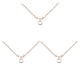 thumbnail image 4 of Collar de la amistad Minnieouse con colgante de tarjeta de presentación en oro rosa Tauro, 4 of 6
