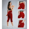 thumbnail image 3 of Capri Leggings With Side Pockets Size 14, 17" Inseam Salsa, 3 of 6