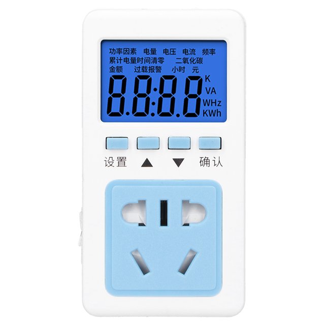 Toma de medidor de potencia digital para probador de voltaje Prueba de facturas de electricidad P06S-10 Enchufe AU 250 V