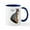 White/Navy Inside, variant on CafePress - Santa Cruz Island Fox Mug - 11 oz Ceramic Mug - Novelty Coffee Tea Cup