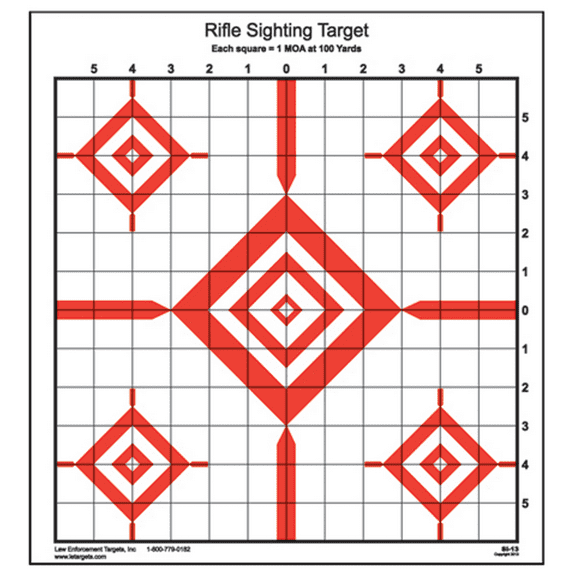 Action Target Inc Sighting, Action Si13100        Rfl Sighting Target    100bx