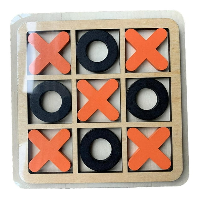 HUASHENG Wooden Game For Children And Adults Wooden Tile Game Interactive Board Games Portable Board 14 X 14 Cm Travel Game Strategy And Thinking Game Family Game For Parties And Cel