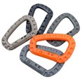 thumbnail image 4 of 5 Pcs/pack Plastic Climbing Carabiner D-Ring Key Chain Clip Hook Camping Buckle Snap, 4 of 8