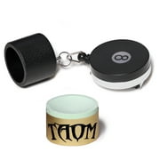 Taom Soft Billiard Pool Cue Premium Chalk Green - with Retractable Chalk Holder