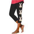 thumbnail image 1 of Pantalones de Ajuste Seco de la Moda de las Mujeres Imprimidas Leggings, Deporte de Yoga Elástico de Poliéster Elástico Respirable, 1 of 7
