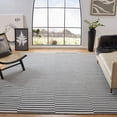 thumbnail image 2 of SAFAVIEH Montauk Raeyln Geometric Cotton Area Rug, Ivory/Grey, 8' x 8' Square, 2 of 6