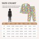 thumbnail image 4 of Balery Colorful Easter eggs Conjunto de Pijama con Estampado para Mujer, Conjunto de Dos Piezas con Manga Larga, Ropa de Dormir Suave con Bolsillos, Pijamas Cómodos-Small, 4 of 7