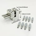 thumbnail image 7 of YWMJZEU Mini Bench Vise High Performance Convenient Practical Portable Small Bench Clamp 8 Clamp rod, 7 of 7